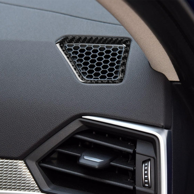 Car Carbon Fiber Instrument Air Outlet Decorative Sticker for BMW 3 Series G20/G28/325Li/330d/335 2019-2020, Left Drive, Instrument Air Outlet, Left Drive