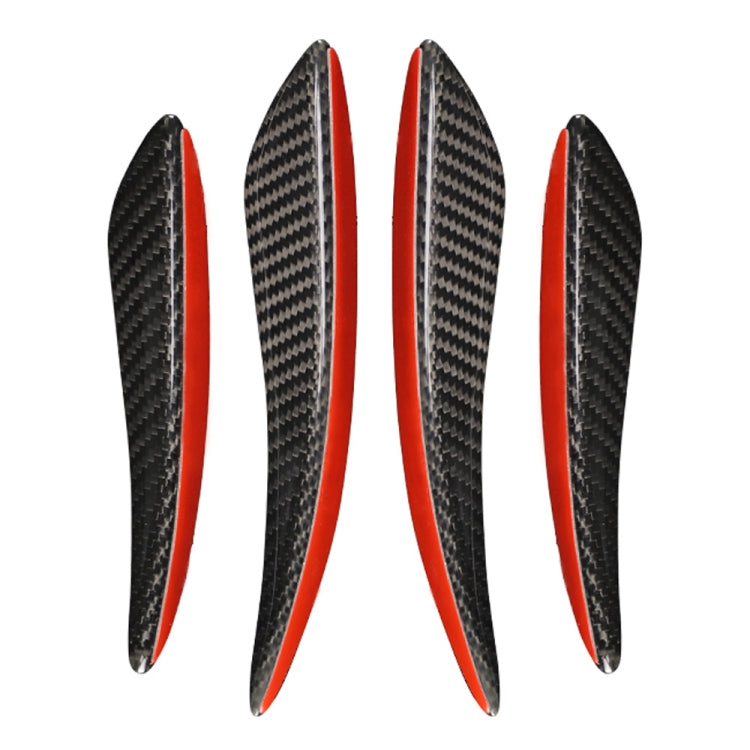 Universal Car Carbon Fiber Wind Knife Decorative Sticker, Left and Right Drive Universal, Wind Knife