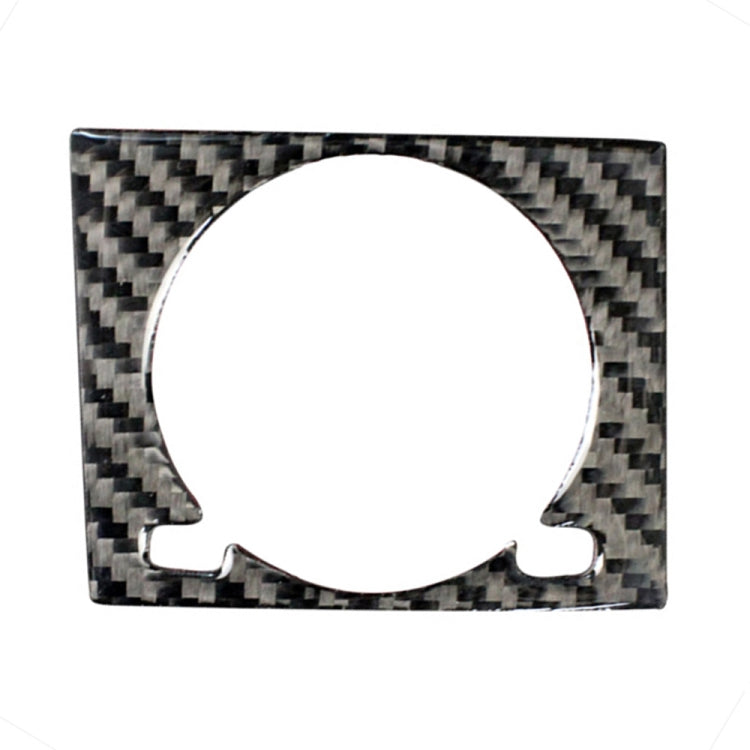 Car Carbon Fiber Clock Decorative Sticker for Lexus RX300 / 270 / 200T / 450h 2016-2019, Left and Right Drive Universal, Clock