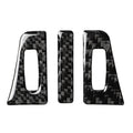 3 in 1 Car Carbon Fiber Air Outlet Decorative Sticker for Lexus NX200 / 200t / 300h 2014-2021, Left and Right Drive Universal, Air Outlet