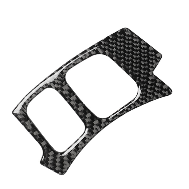 Car Carbon Fiber Steering Wheel Button Decorative Sticker for Lexus NX200 / 200t / 300h 2014-2021, Left and Right Drive Universal, Steering Wheel Button