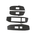 Car Carbon Fiber Window Glass Lift Decorative Sticker for Lexus NX200 / 200t / 300h 2014-2021, Left Drive, Window Glass Lift, Left Drive