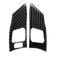 Car Carbon Fiber Steering Wheel Button A Decorative Sticker for Lexus IS250 300 350C 2006-2012, Left and Right Drive Universal, Steering Wheel Button A