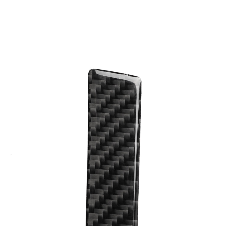 Car Carbon Fiber Passenger Seat Decorative Strip for Audi A6 S6 C7 A7 S7 4G8 2012-2018, Left and Right Drive Universal, Passenger Seat