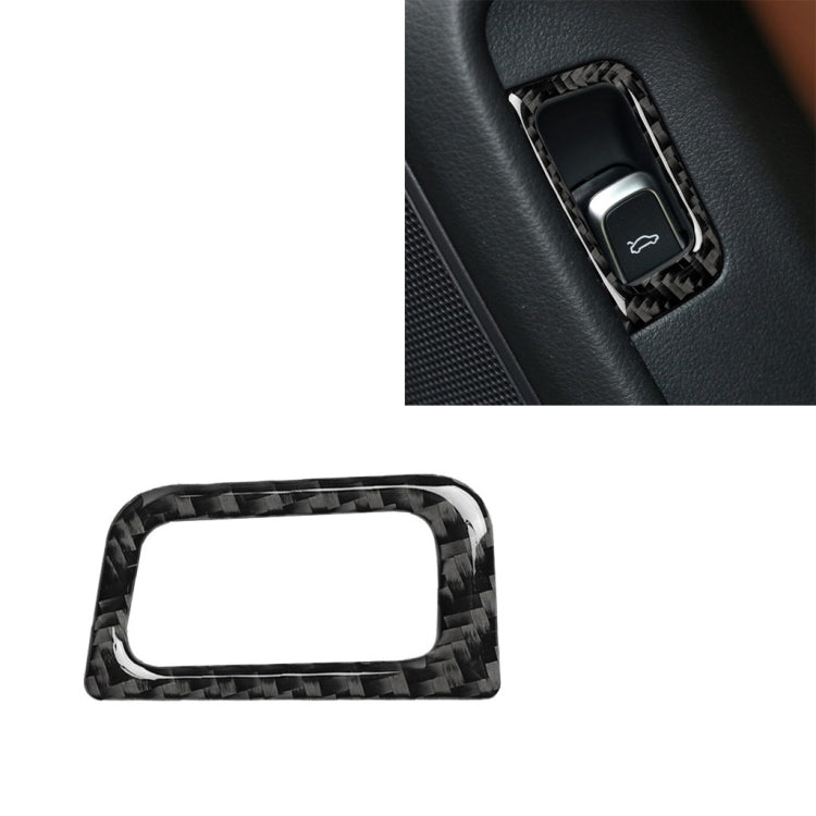 Car Carbon Fiber Trunk Switch Decorative Sticker for Audi A6 S6 C7 A7 S7 4G8 2012-2018, Right Drive, Trunk Switch, Right Drive