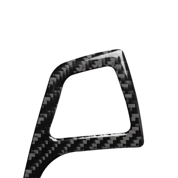 Car Carbon Fiber Glass Lifter Long Style Decorative Sticker for Audi A6 S6 C7 A7 S7 4G8 2012-2018, Left Drive, Glass Lifter, Left Drive