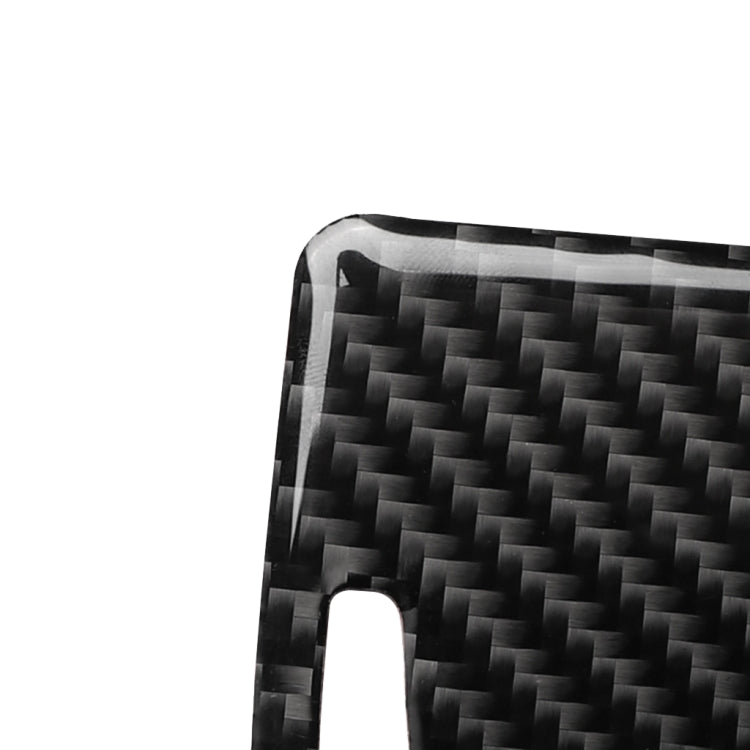 Car Carbon Fiber Storage Cover Decorative Sticker for Audi A6 2005-2011, Right Drive, Storage Cover, Right Drive
