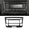 Car Carbon Fiber Air Conditioning CD Panel Decorative Sticker for Audi TT 8n 8J MK123 TTRS 2008-2014, Left and Right Drive Universal, B Style, Air Conditioning CD Panel B