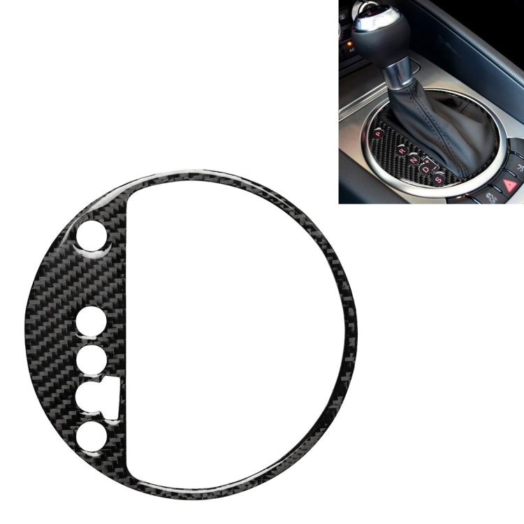 Car Carbon Fiber Gear Shift Position Panel Decorative Sticker for Audi TT 8n 8J MK123 TTRS 2008-2014, Left Drive, Gear Shift Position, Left Drive
