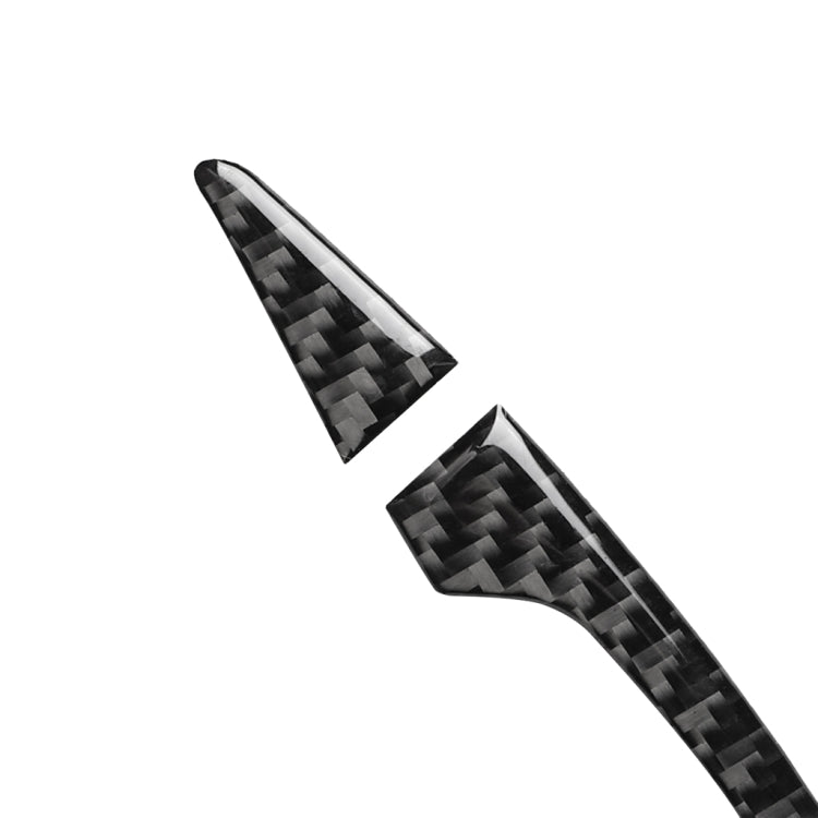 4 PCS Car Carbon Fiber Door Outside Handle Decorative Sticker for Audi A3 2014-2019, Left and Right Drive Universal, Door Outside Handle