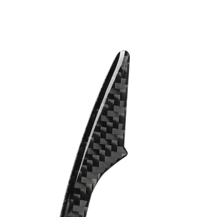 4 PCS Car Carbon Fiber Door Outside Handle Decorative Sticker for Audi A3 2014-2019, Left and Right Drive Universal, Door Outside Handle