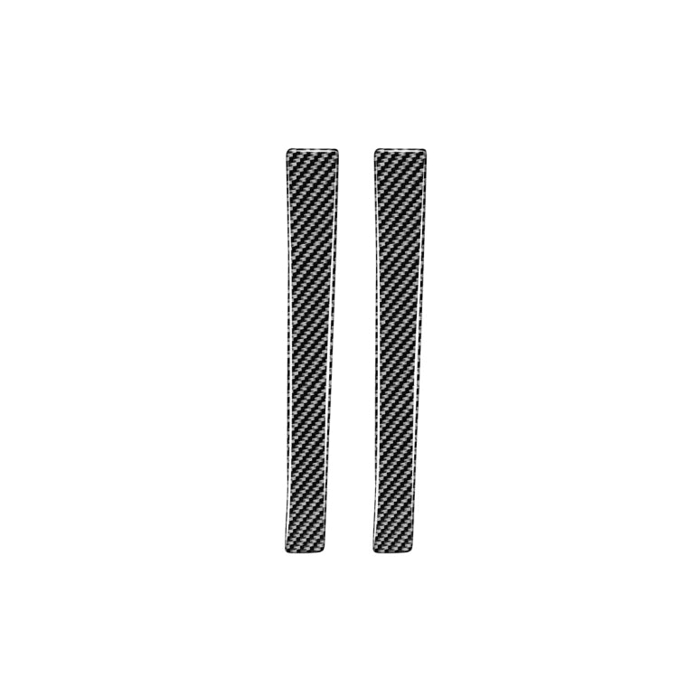 Car Carbon Fiber Armrest Cup Holder Decorative Stickers for Volvo V60 2010-2017 / S60 2010-2018, Left and Right Drive Universal, Armrest Cup Holder