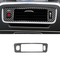 Car Carbon Fiber Central Control Below Air Outlet Decorative Stickers for Volvo V60 2010-2017 / S60 2010-2018, Right Drive, Central Control Below Air Outlet, Right Drive