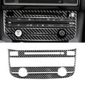 Car Carbon Fiber Air Conditioning Panel Decorative Stickers for Jaguar F-PACE X761 XE X760 XF X260 2016-2020, Left and Right Drive Universal, Air Conditioning Panel