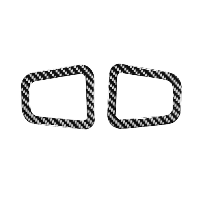 Car Carbon Fiber Dashboard Air Outlet Decorative Sticker for Land Rover Discovery 4 2010-2016, Left and Right Drive Universal, Dashboard Air Outlet