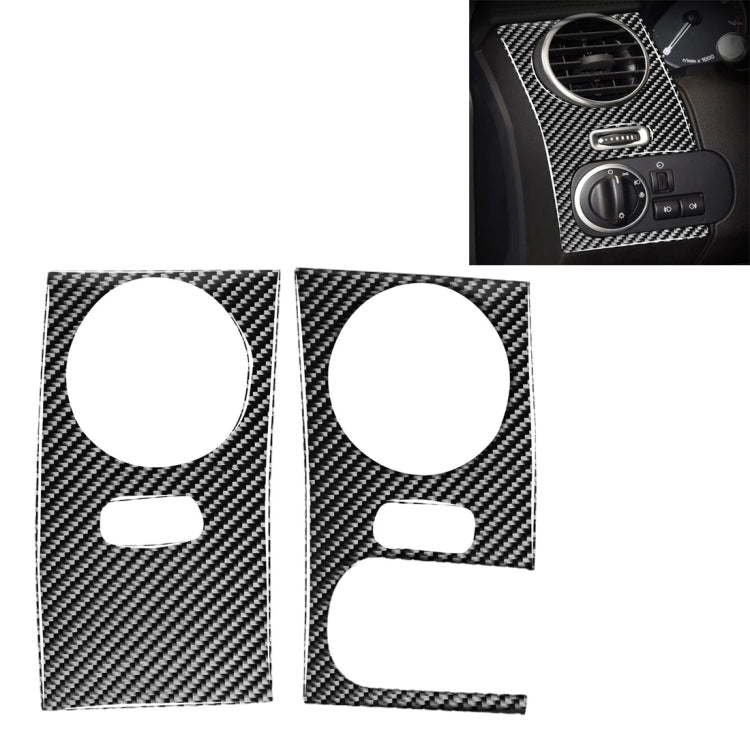 Car Carbon Fiber Central Control Side Air Outlet Decorative Sticker for Land Rover Discovery 4 2010-2016, Left Drive, Central Control Side Air Outlet
