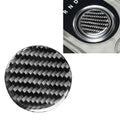 Car Carbon Fiber Gearshift Knob Decorative Sticker for Land Rover Discovery 4 2010-2016, Left and Right Drive Universal, Gearshift Knob