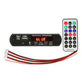 Car 12V Audio MP3 Player Decoder Board FM Radio TF Card USB AUX, with Bluetooth / Remote Control, 23