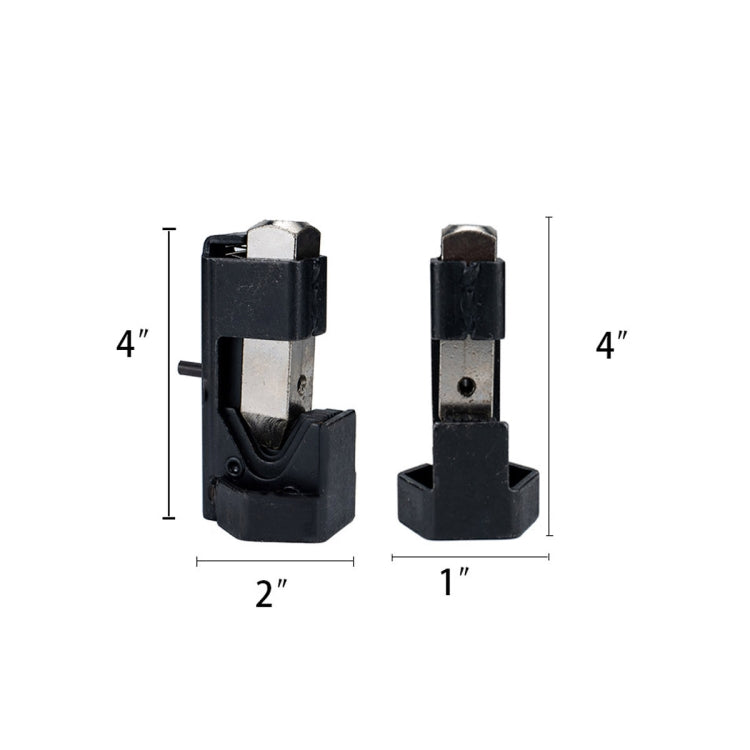 Car Battery Cable Hammer Crimper Hammer Lug Crimper Tool Pliers with T2 Copper 6 x 3/8 Heavy-duty Cold-pressed Wire Terminals, 6 x 3/8
