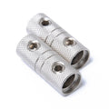 2 PCS Wire Coupler Terminal Butt Connector 4GA AWG Gauge Joiner Barrel Set Screw, 4GA AWG