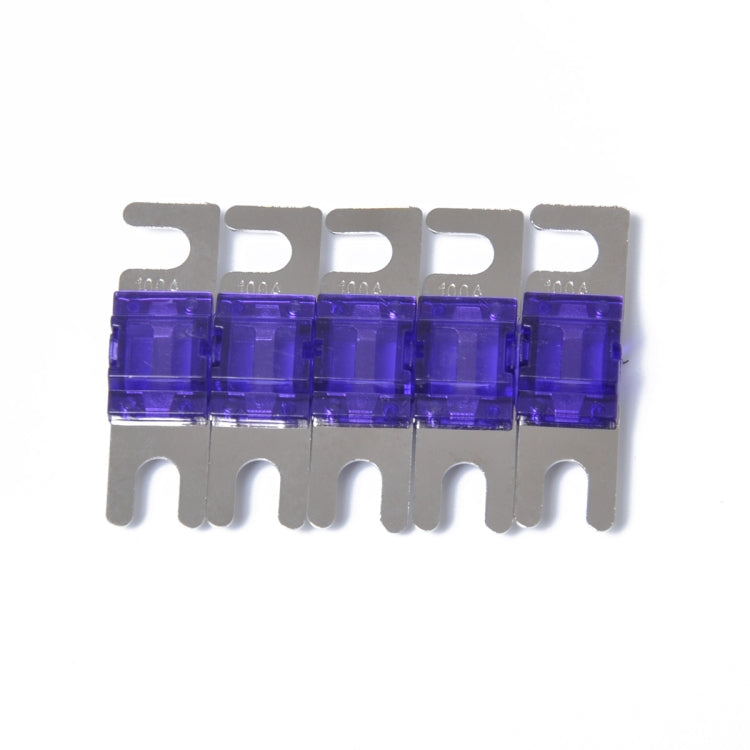 5 PCS Car Audio AFS Mini ANL 100Amp Fuse Nicked Plated, 100Amp