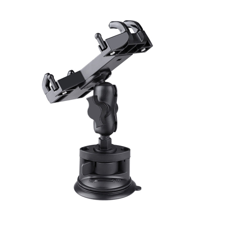 Single Suction Cup Mount Phone Holder with Tripod Adapter & Steel Tether & Safety Buckle, Single Suction Cup Phone Holder