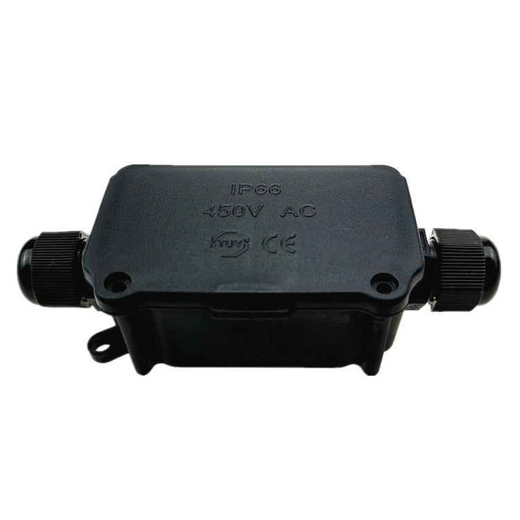 IP66 Waterproof Two-way Junction Box with PA10 3-bit Terminal, IP66+PA10