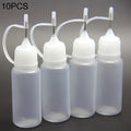 10 PCS PET Pinhole E-cigarette Oil Bottle Capacity: 5ml, 5ml