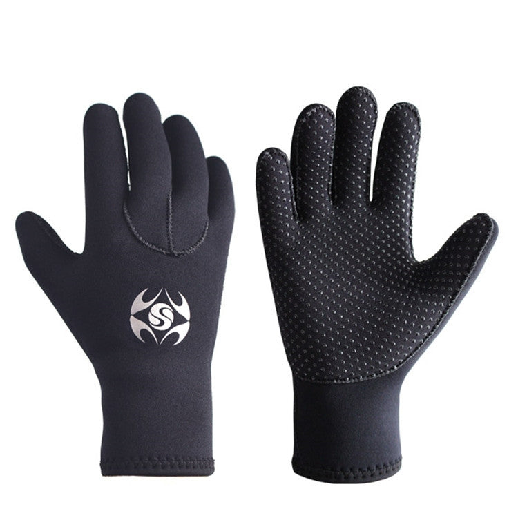 SLINX 1127 3mm Neoprene Non-slip Wear-resistant Warm Diving Gloves, S, M, L, XL