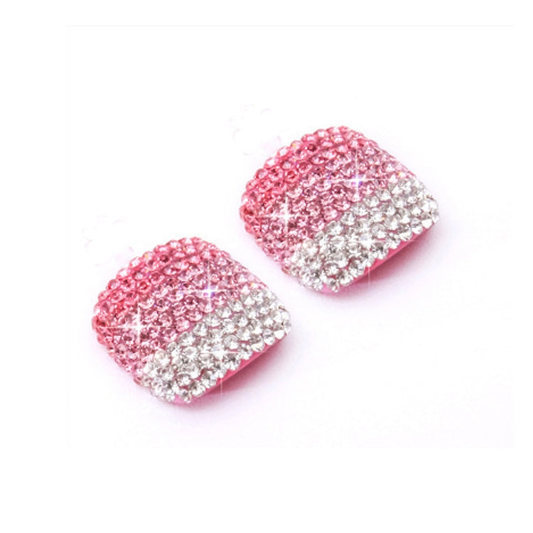 2 PCS Crystal Fake Nail Art Tips Rhinestone Full Cover Toenails Decals Stickers, NO:17, NO:18, NO:19, NO:20, NO:21, NO:22, NO:23, NO:24, NO:25, NO:26