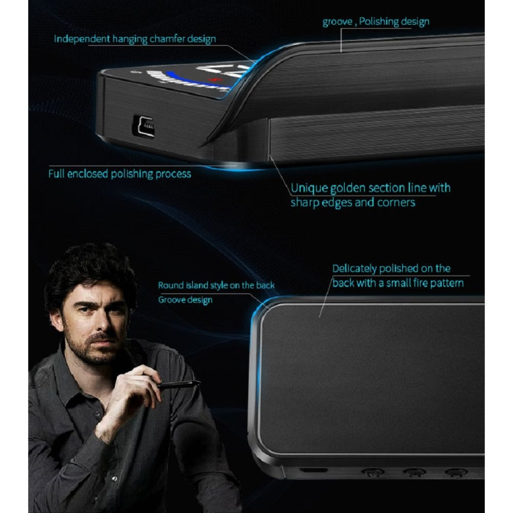 M13 Plus OBD2 + GPS Mode Car Head-up Display HUD Overspeed / Speed / Water Temperature Alarm, M13 Plus
