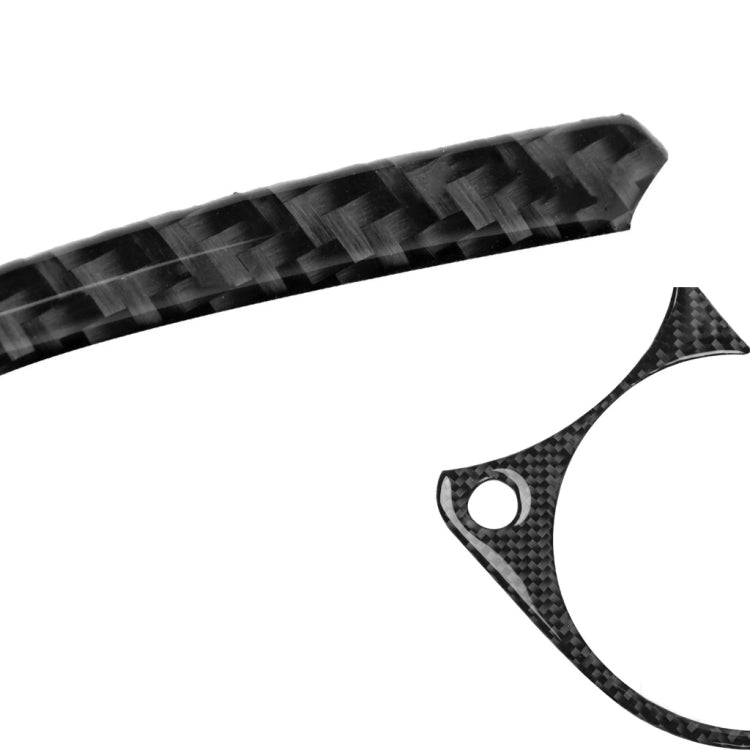 5 in 1 Car Carbon Fiber Speed Dashboard Decorative Sticker for Nissan 370Z Z34 2009-, Left and Right Drive Universal, Speed Dashboard