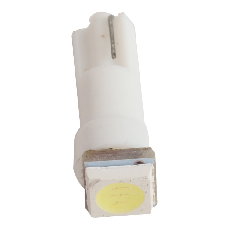 30 PCS T5 1LED SMD-5050 Car Modification LED Indicator Light White Light, A3896