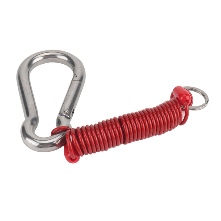 RV Trailer Spring Safety Rope Breakaway Cable, M8 x 80mm
