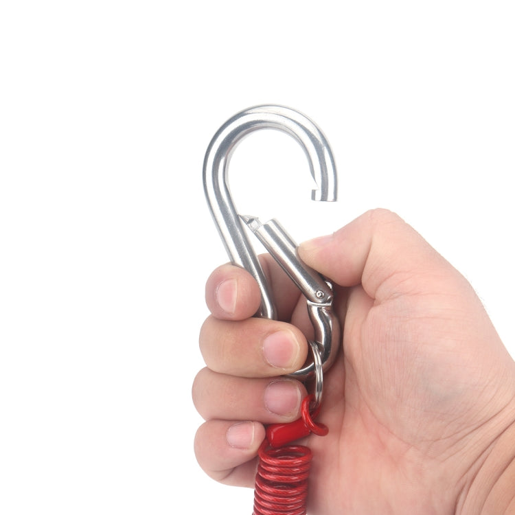 RV Trailer Spring Safety Rope Breakaway Cable, M8 x 80mm