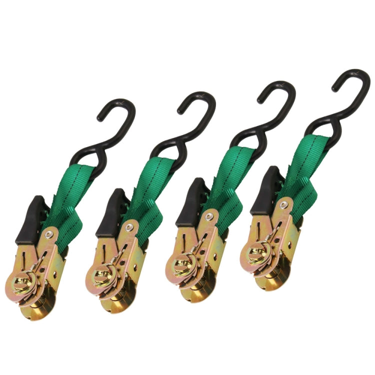 4 PCS Car / Motorcycle Ratchet Strap Tightening, Ratchet Strap Tightening