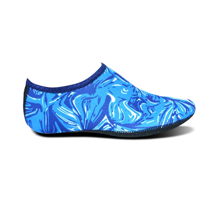 Non-slip Plastic Grain Texture Thick Cloth Sole Printing Diving Shoes and Socks, One Pair, XXXS, XXS, XS, S, M, L, XL, XXL, XXXL