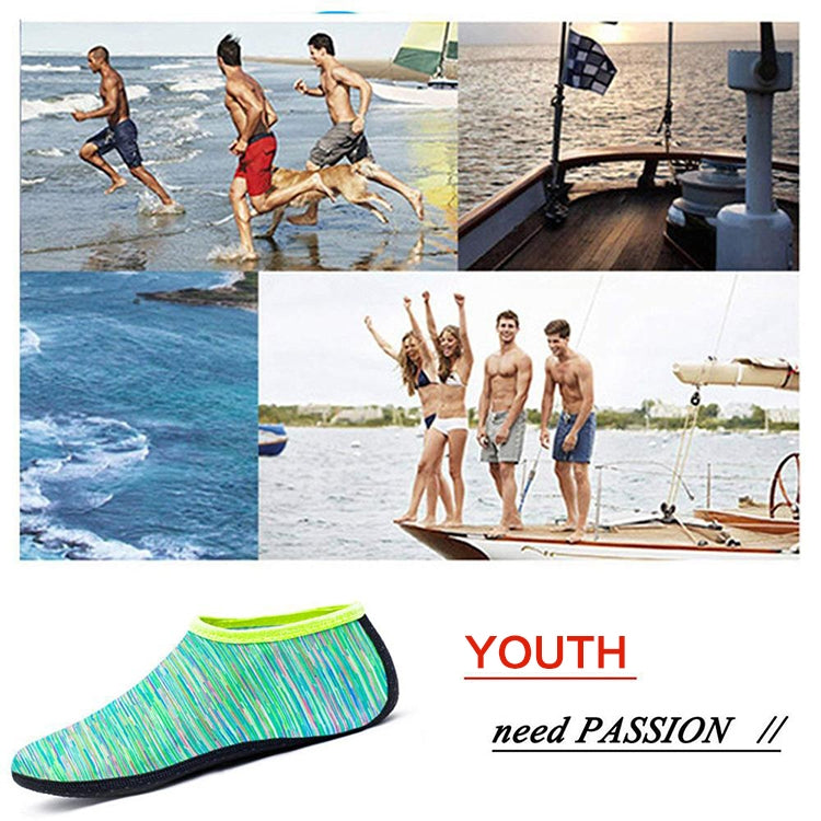 Non-slip Plastic Grain Texture Thick Cloth Sole Printing Diving Shoes and Socks, One Pair, XXXS, XXS, XS, S, M, L, XL, XXL, XXXL