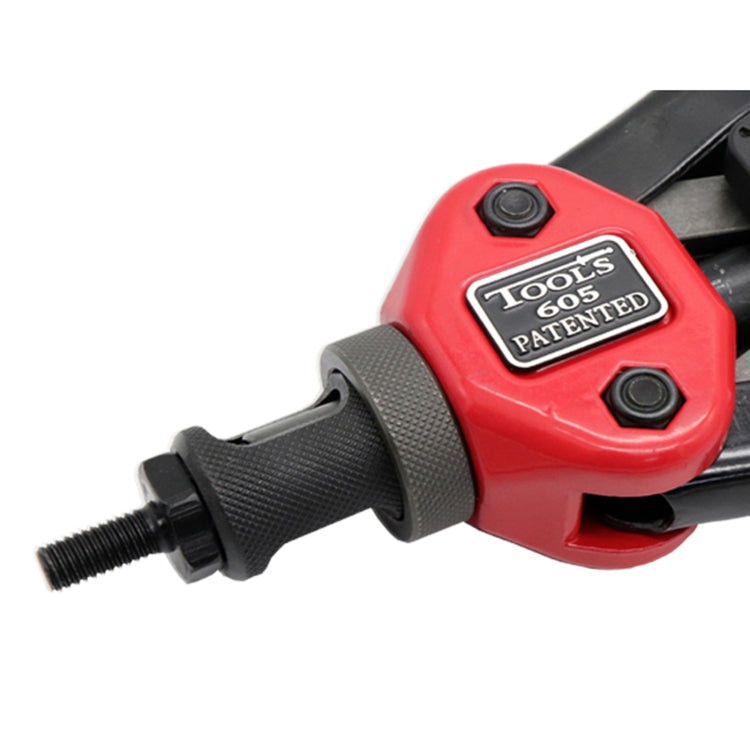 BT-605 Double Handle Manual Blind Rivet Nut Pull Cap Tool with 60 PCS Nuts, Manual Blind Rivet