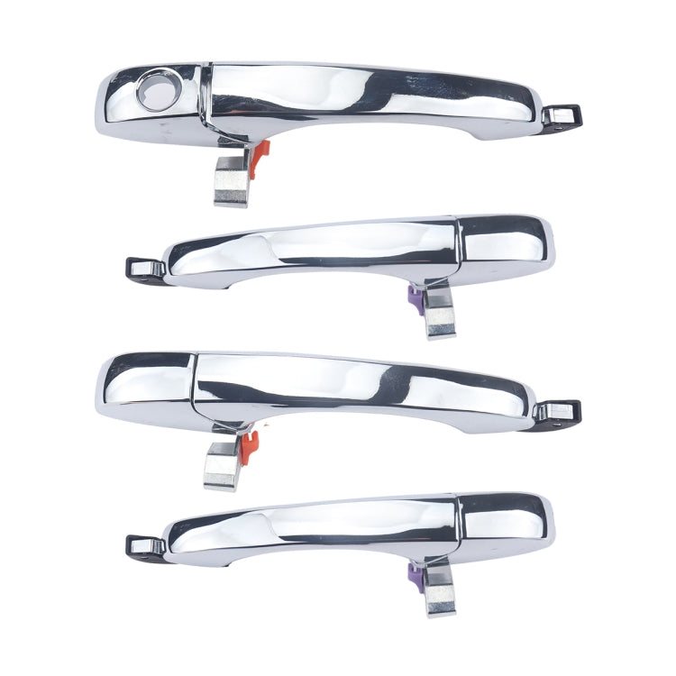 4 PCS A5860 Car Front Outside Door Handle 4589009AH+5065800/1AH for Chrysler 300 2005-2010, A5860