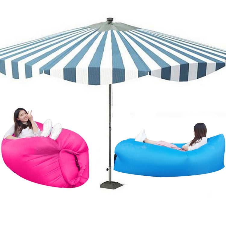 Outdoor Portable Lazy Water Inflatable Sofa Beach Grass Air Bed, Size: 200 x 70cm, 200 x 70cm Sapphire Blue, 200 x 70cm Grass Green, 200 x 70cm Red, 200 x 70cm Yellow, 200 x 70cm Purple, 200 x 70cm Orange, 200 x 70cm Sky Blue, 200 x 70cm Black         ...