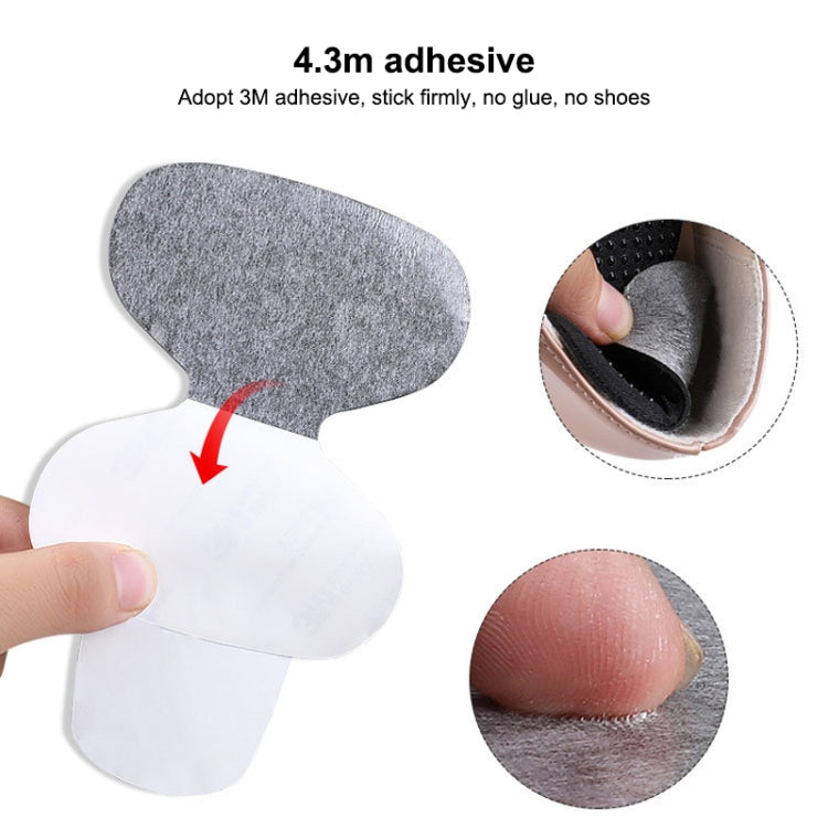061 High-heeled Shoes Sponge Glue Soft Anti-abrasion Anti-slip Heel Protective Sticker, 061 (Black), 061 (Apricot)