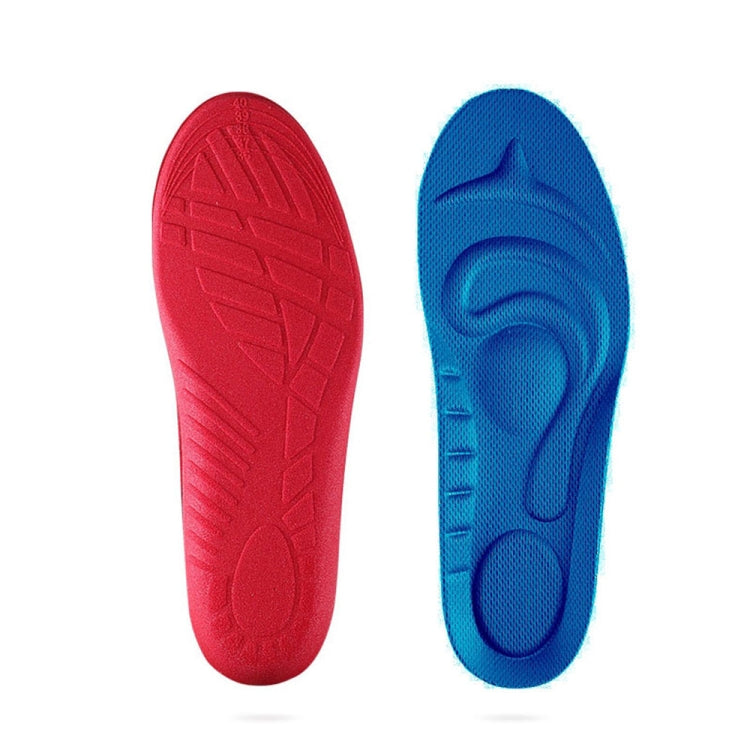 081 Soft Breathable Shockproof Massage Sports Full Insole Shoe-pad, 081 S(Blue), 081 L (Grey), 081 L (Blue)