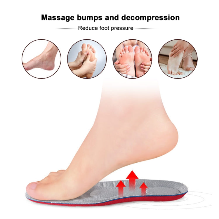 081 Soft Breathable Shockproof Massage Sports Full Insole Shoe-pad, 081 S(Blue), 081 L (Grey), 081 L (Blue)