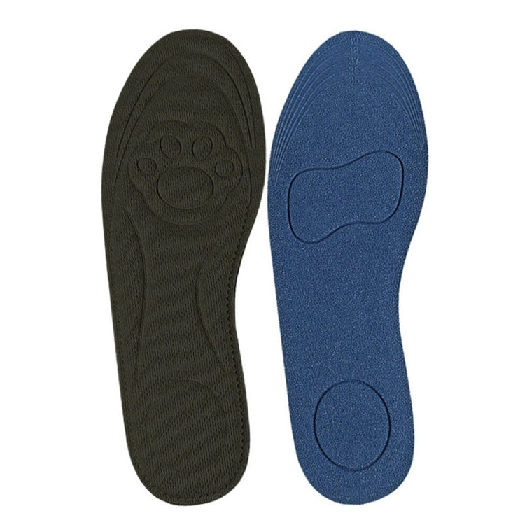 082 Soft Breathable Shockproof Massage Cat Paw Sports Full Insole Shoe-pad, Size: 225-250mm, 082(Apricot), 082(Pink), 082(Black)