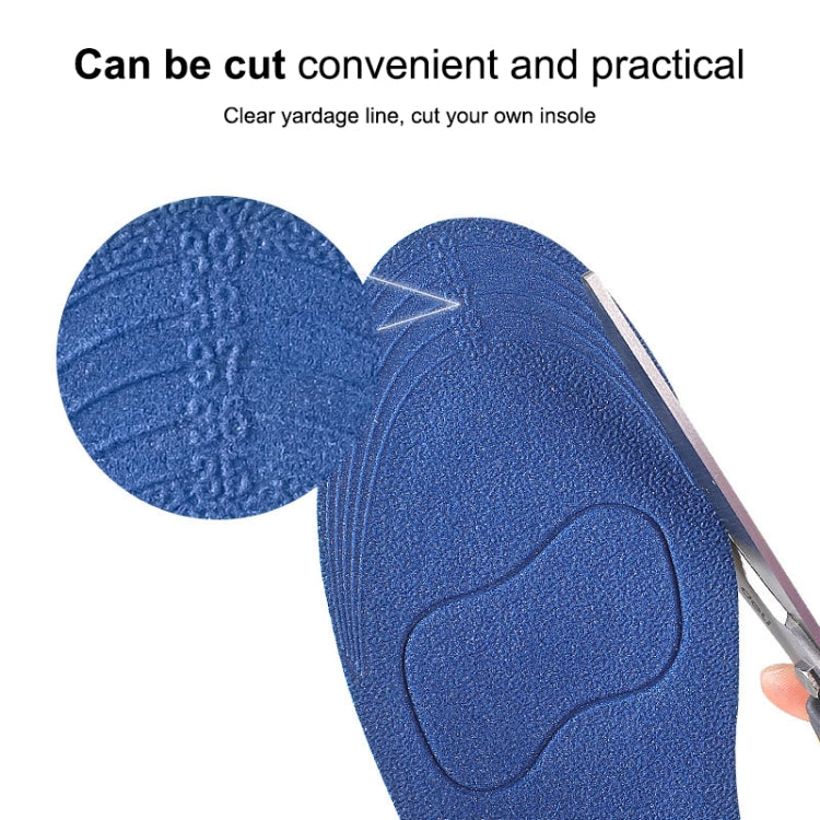082 Soft Breathable Shockproof Massage Cat Paw Sports Full Insole Shoe-pad, Size: 225-250mm, 082(Apricot), 082(Pink), 082(Black)