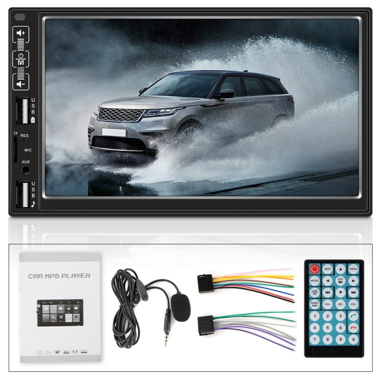 A2821 Car 7 inch Screen HD MP5 Player, Support Bluetooth / FM with Remote Control, Standard, Standard + 4LEDs Light Camera, Standard + 8LEDs Light Camera