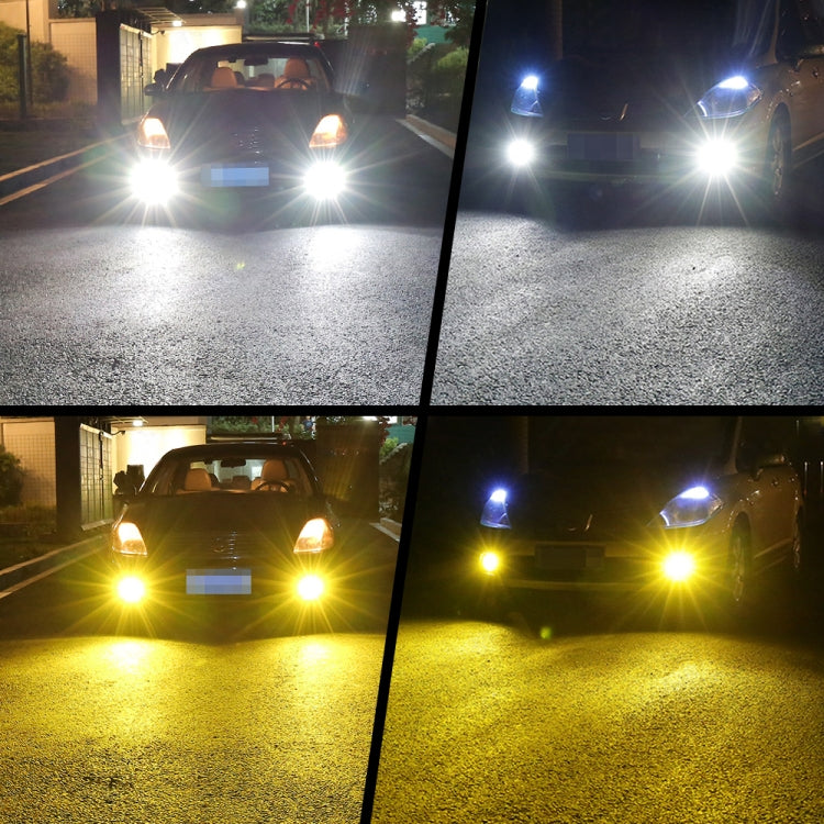 DC9-36V 30W 3000LM IP65 Car LED Double Color Fog Light with 30LEDs SMD-2525 Lamp, 2 PCS V6 9005, 2 PCS V6 9006, 2 PCS V6 H4, 2 PCS V6 H7, 2 PCS V6 H11, 2 PCS V6 H16, 2 PCS V6 P13W