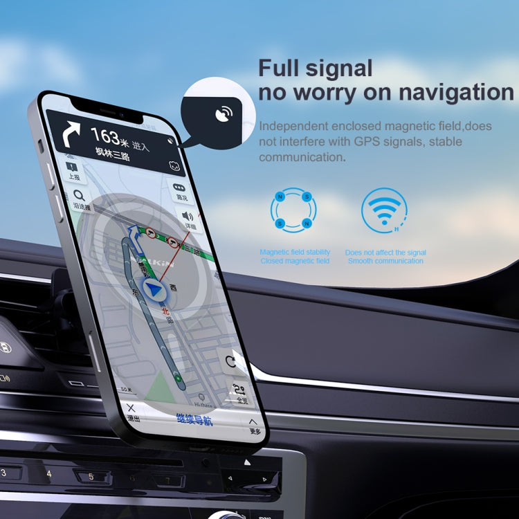 NILLKIN NKL01 MagRoad Lite Clip Type Car Magnetic Holder for iPhone 12 Series, Clip  Type