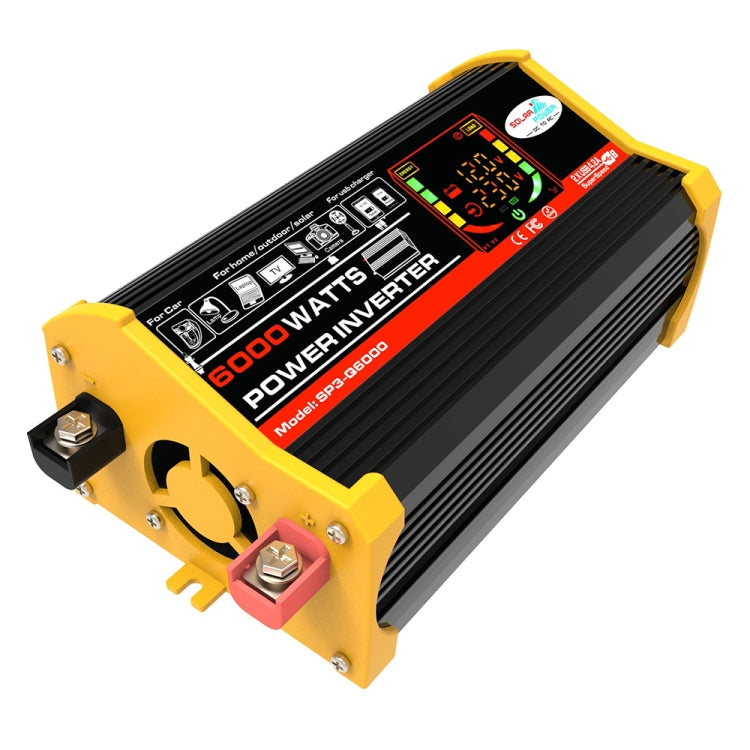 Legend III Generation DC12V to AC110V 6000W Car Power Inverter with LED Display, DC12V to AC110V